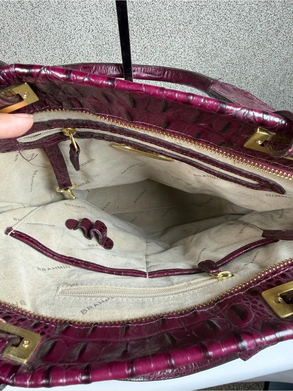 Brahmin Melbourne Tote And zip Wallet NWOT